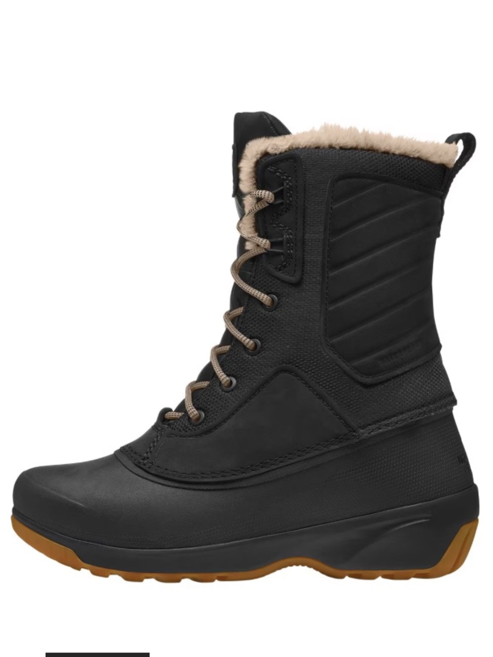 The North Face Women's Shellista IV Boots - Black with Tan Trim New in box